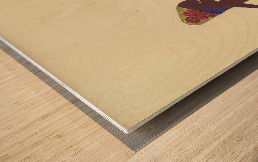 ‘Sieh Kind …’ 1932  My Pictures Become Wilder and Wilder By John Elsas Wood print