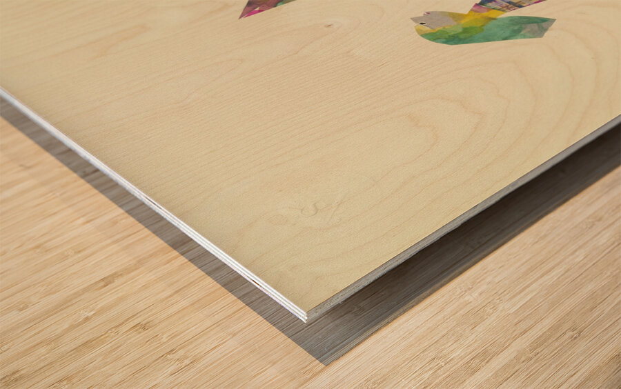 ‘Was das Glück Dir gibt mein Sohn …’ 1932  My Pictures Become Wilder and Wilder By John Elsas Wood print