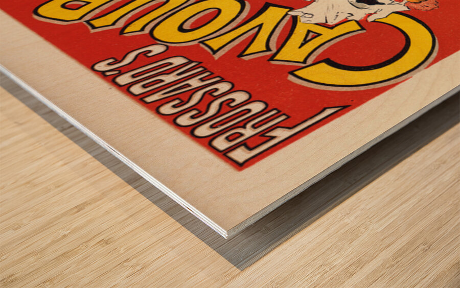 Frossard’s Cavour Cigars 1896 Posters by Georges Meunier Wood print