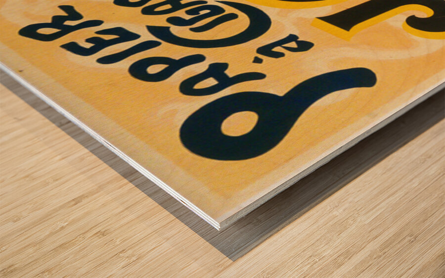 Papier À Cigarettes Job 1894 Posters by Georges Meunier Wood print