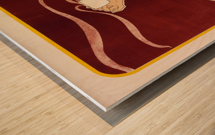 Rajah Henri 1897 Illustration by Georges Meunier Wood print