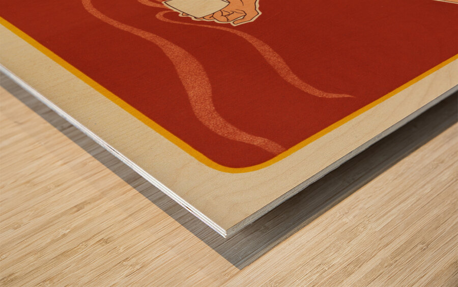 Café Rajah 1899 Posters by Georges Meunier Wood print