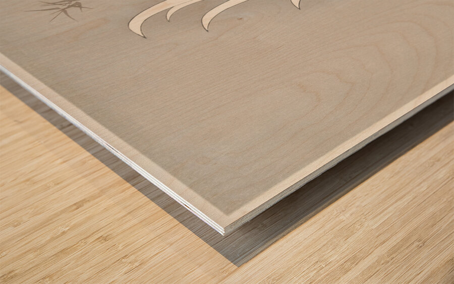 Rooster and chicken 1900 - 1930 by Ohara Koson 1877-1945. Wood print