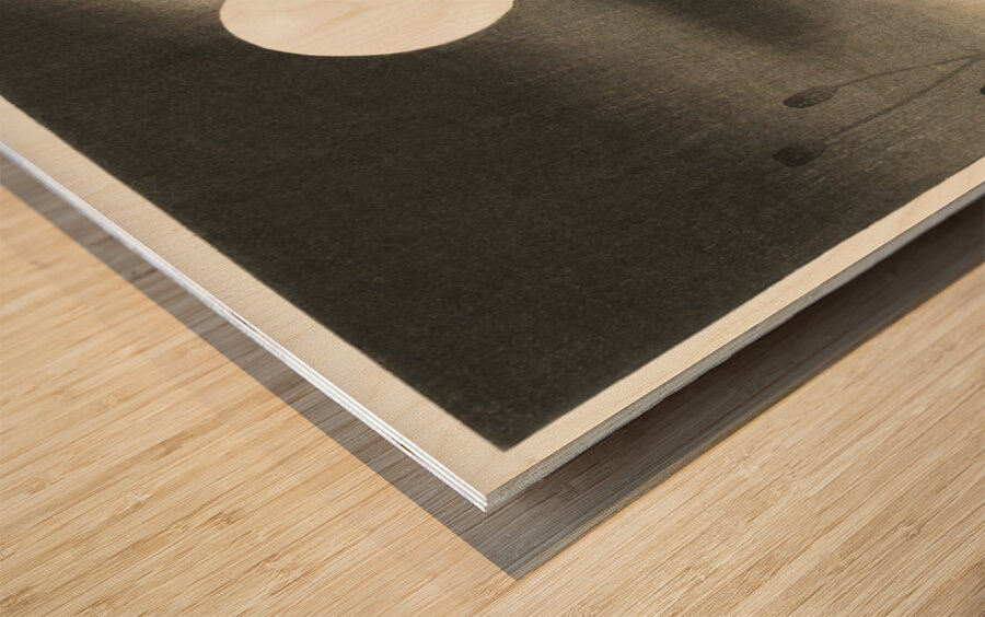 Rabbit at full moon 1900 - 1930 by Ohara Koson 1877-1945. Wood print