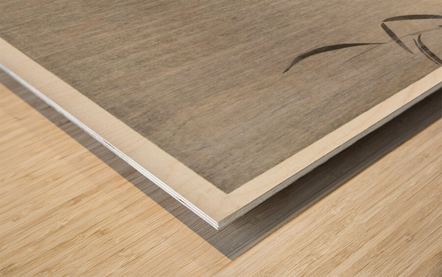 Kwak in rain 1900 - 1936 by Ohara Koson 1877-1945. Wood print