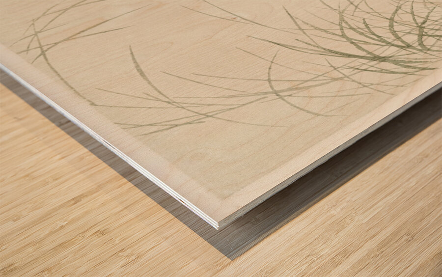 Chicks eating worms 1900 - 1930 by Ohara Koson 1877-1945. Wood print