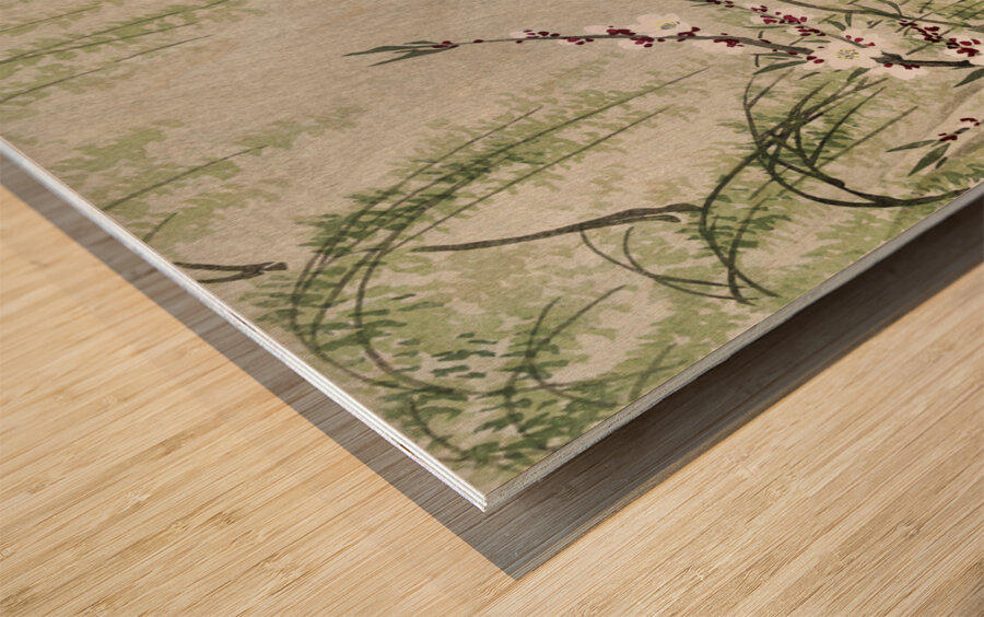 Swallows in flight 1900 - 1930 by Ohara Koson 1877-1945. Wood print