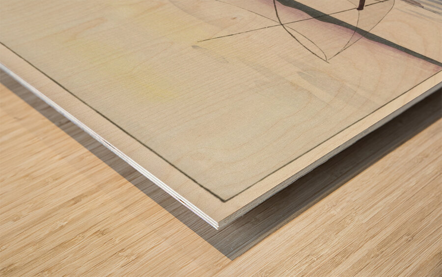 Boats and setting sun 1900 - 1936 by Ohara Koson 1877-1945. Wood print