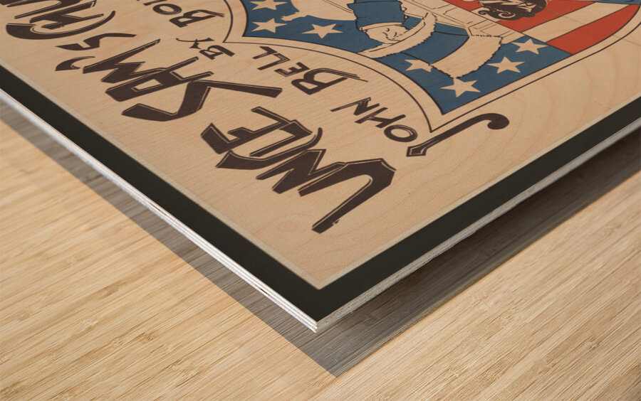 Uncle Sams church 1895 print by  Ethel Reed Wood print