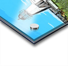 Sandy Point Light Overlooks Narragansett Bay in Rhode Island -Illus. Acrylic print