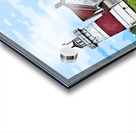 Stratford Point Lighthouse on Overcast Day in Connecticut - Illus. Impression Acrylique