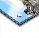 Boston Harbor Lighthouse on Island in Massachusetts - Illus. Acrylic print