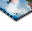 Striped Tower of Nauset Lighthouse on Cape Cod in Massachusetts Acrylic print