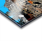 Pemaquid Lighthouse Over Rock Formations in Maine - Illus. Acrylic print