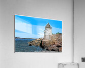Castle Hill Lighthouse in Newport Rhode Island - Illus. Acrylic Print