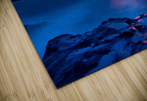 Lighted Cape Neddick Nubble Lighthouse During the Holidays in Maine Allan Wood puzzle