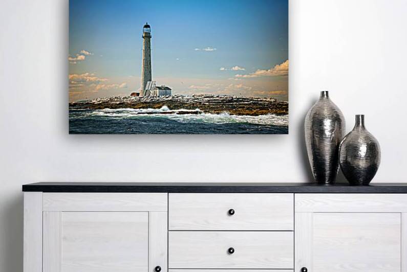 Boon Island Lighthouse in Maine is the Tallest Beacon in New England by Allan Wood