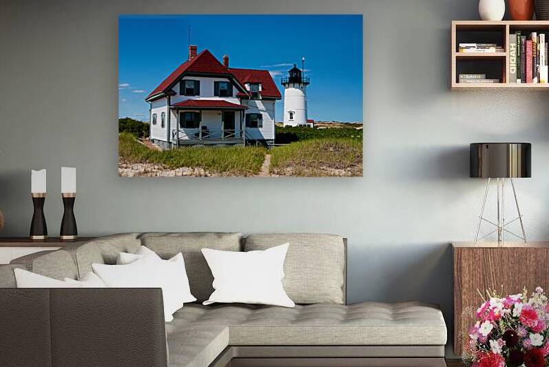 Race Point Lighthouse and Keepers House in Provincetown Massachusetts by Allan Wood