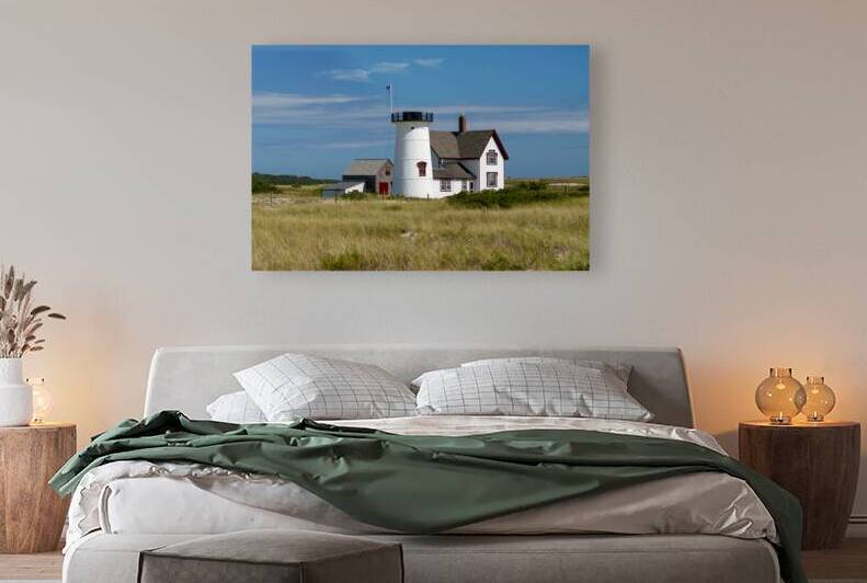 Stage Harbor Lighthouse on Cape Cod in Massachusetts by Allan Wood