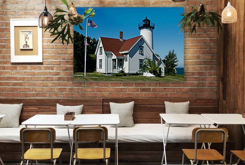 West Chop Light on Marthas Vineyard in Massachusetts by Allan Wood