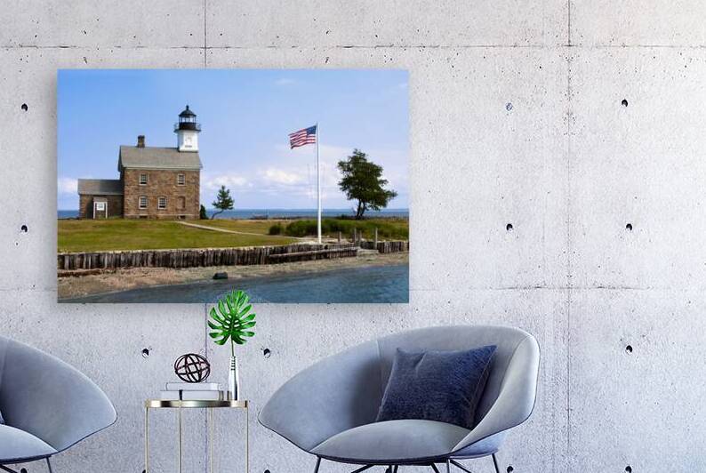 Stone Architecture of Sheffield Island Lighthouse in Connecticut by Allan Wood