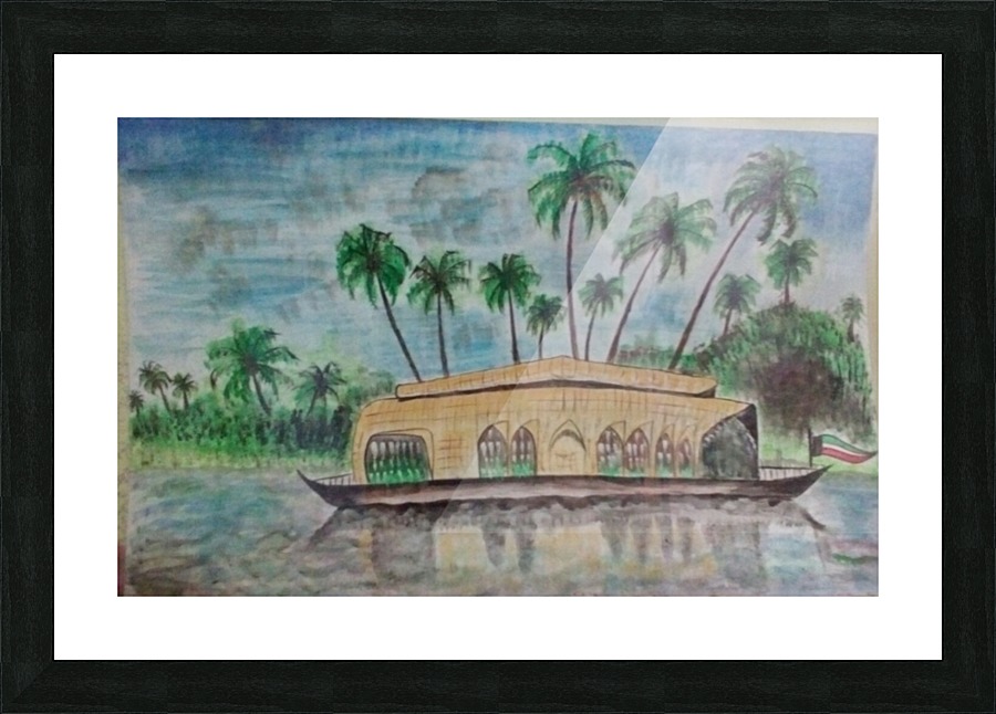 boat house Picture Frame print