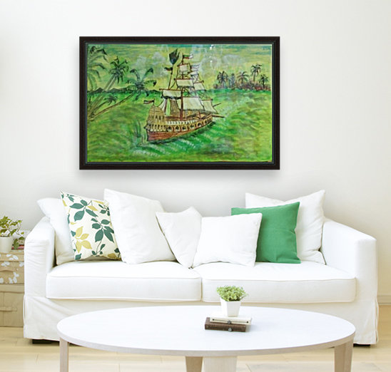 colored ship Reproduction