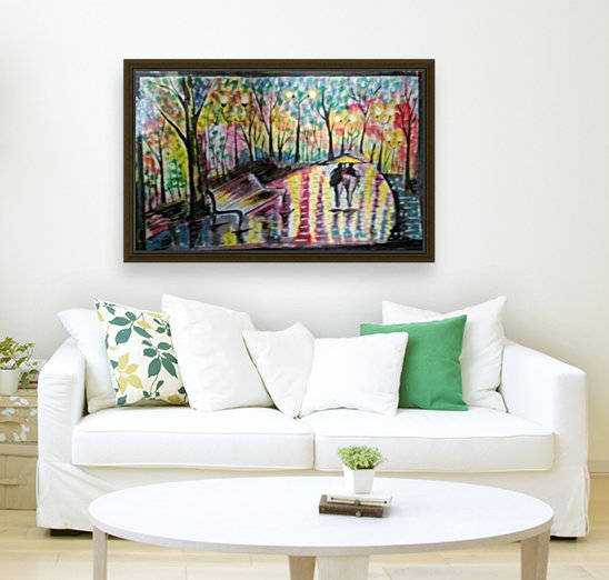 colorful art by Raja Hussain