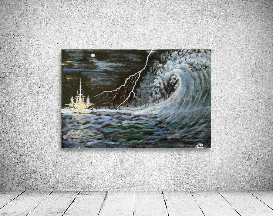 thunder waves Wall Preview