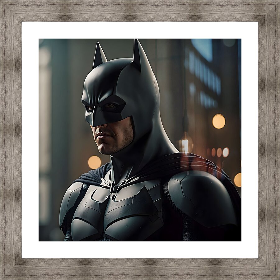 batman portrait 2 Picture Frame Printing