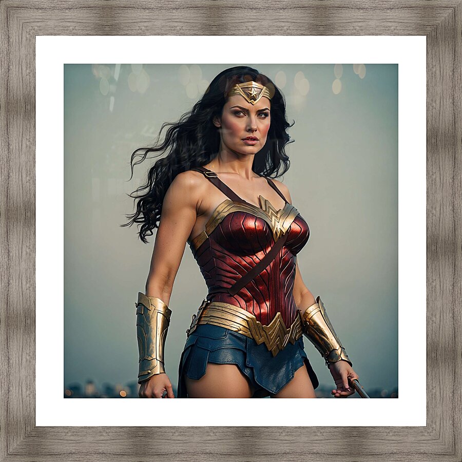 Wonder Woman Picture Frame Printing