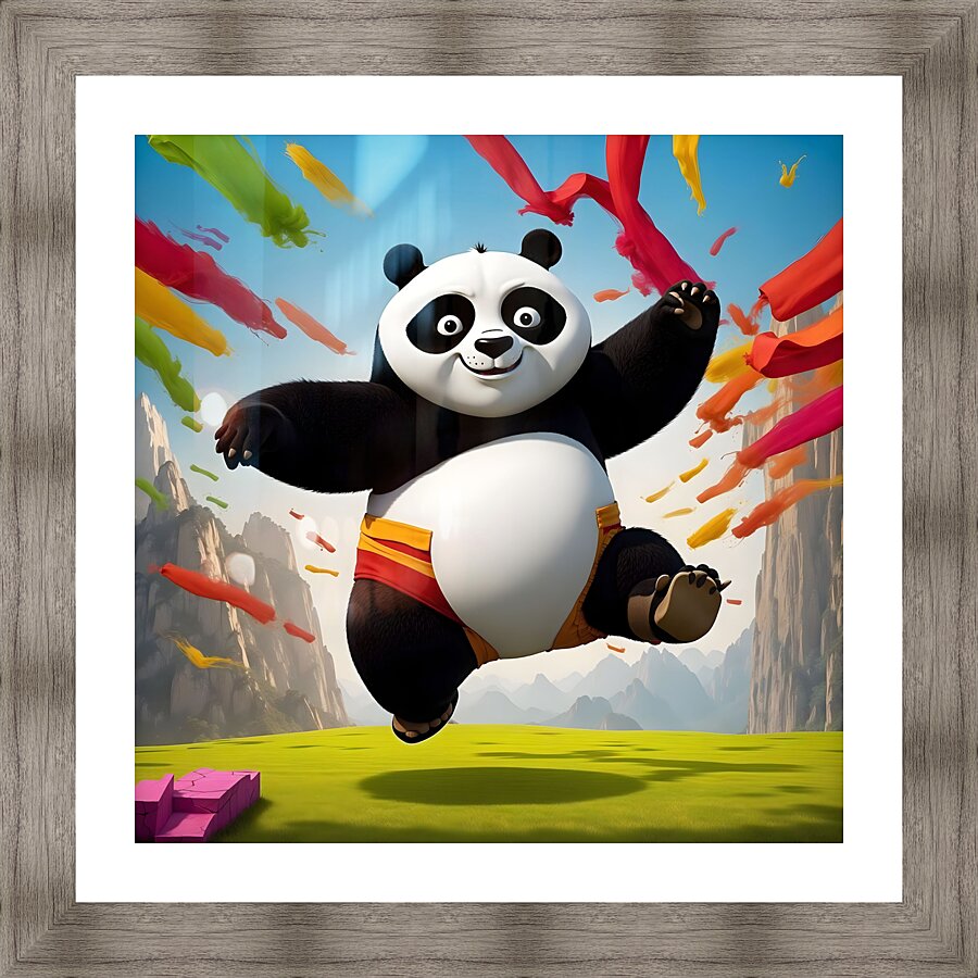 Panda Master Picture Frame Printing