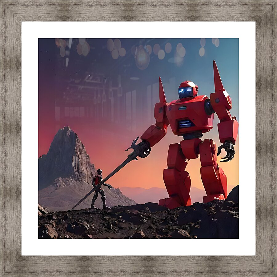 red bobot Picture Frame Printing