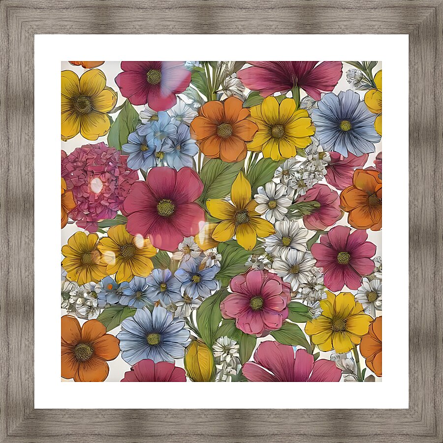 flowers2 Picture Frame Printing