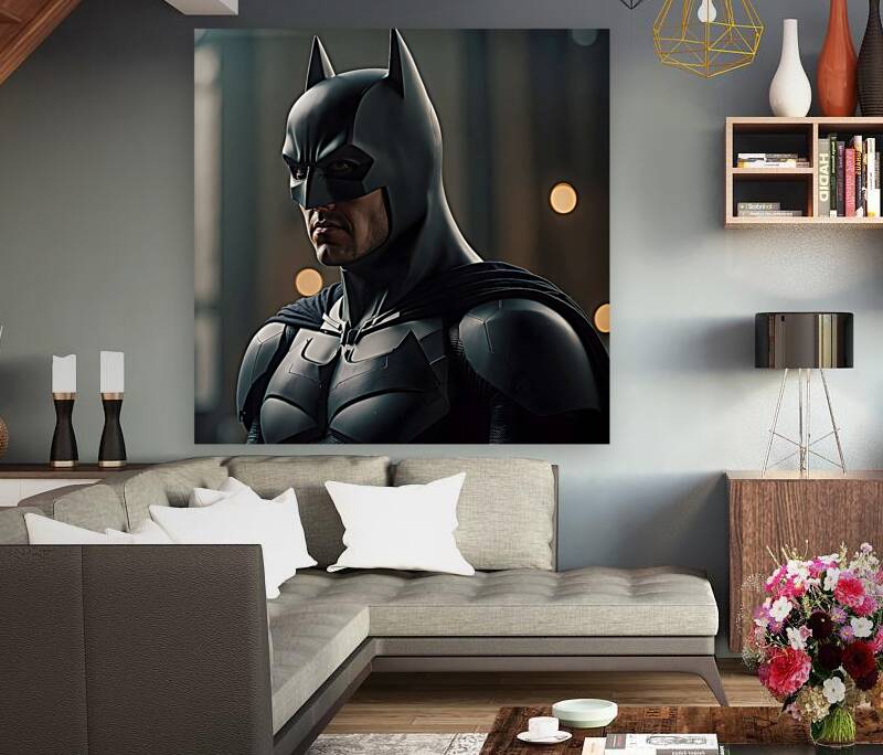 batman portrait Reproduction