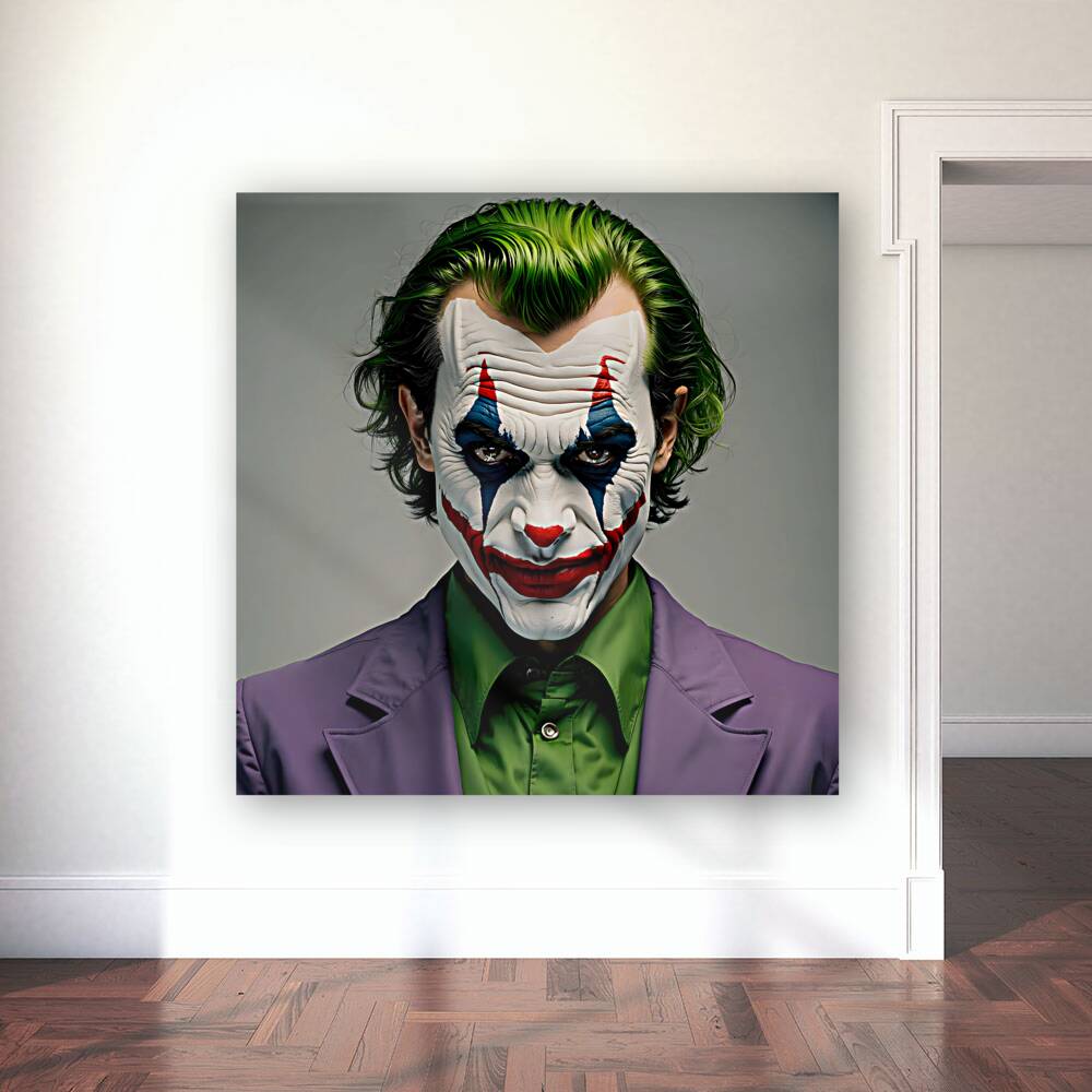 joker portrait Reproduction