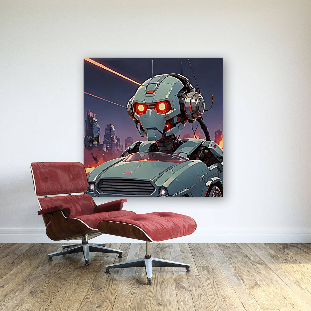 robot face Reproduction