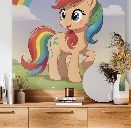 Colorful Unicorn. by Javier Zuleta Canido