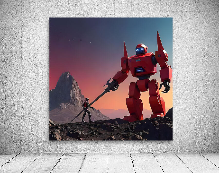 red bobot Wall Preview
