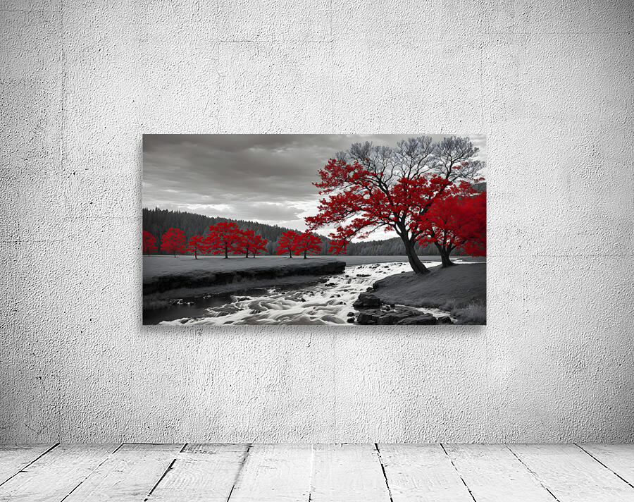 red tree Wall Preview