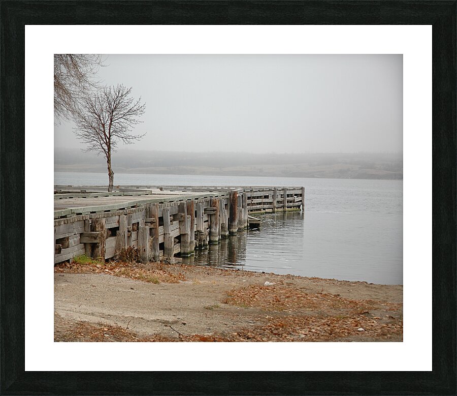Regina Beach Pier Picture Frame print