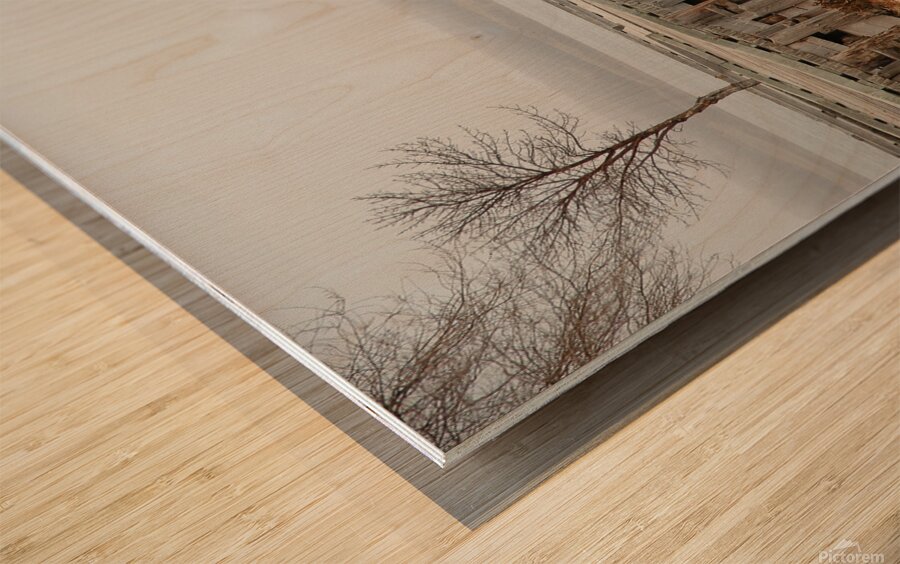 Regina Beach Pier Wood print