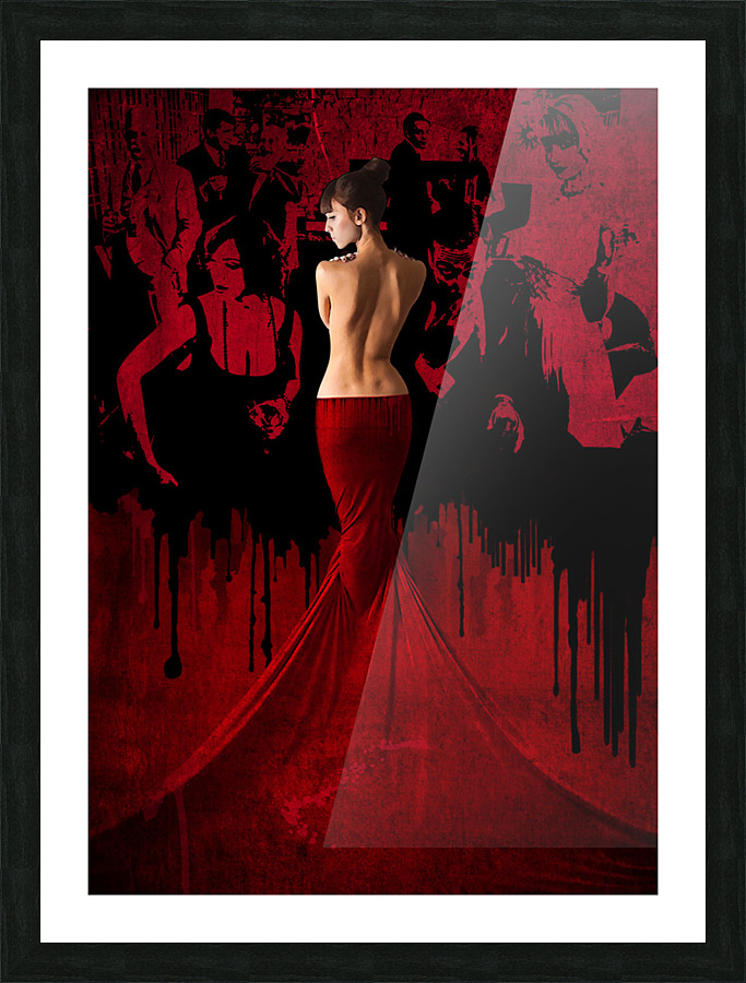Attraction Picture Frame print