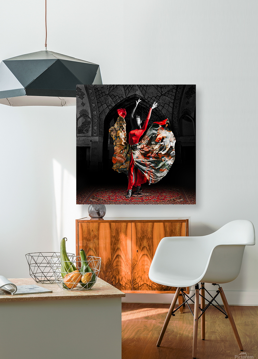 Lady in red Reproduction