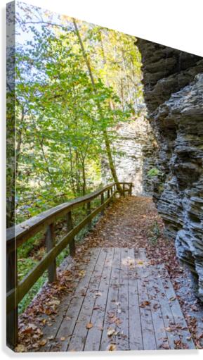 Eagle Cliff Falls 25 Canvas Print