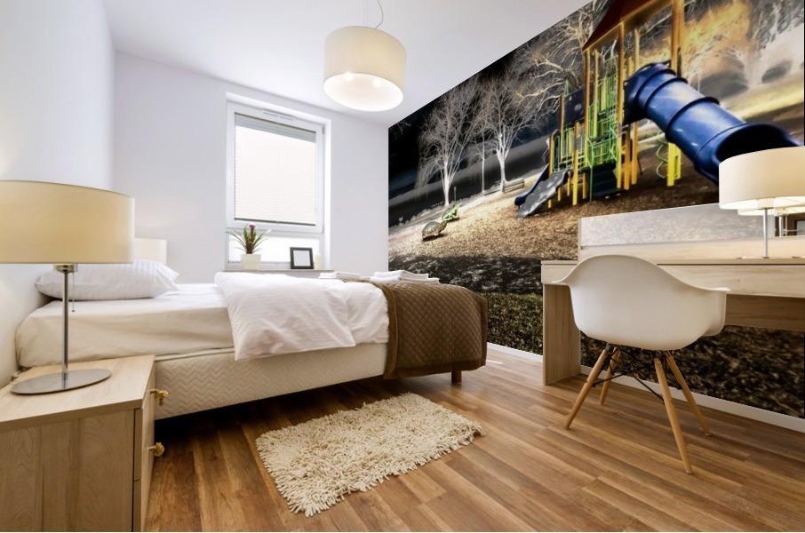 Resting Playground Mural print
