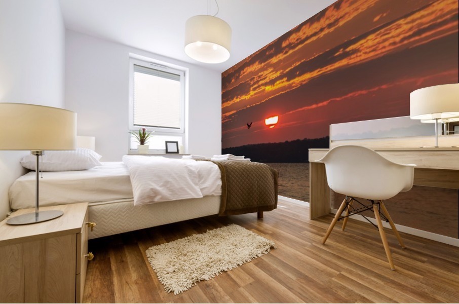 Breakfast Delivery Mural print