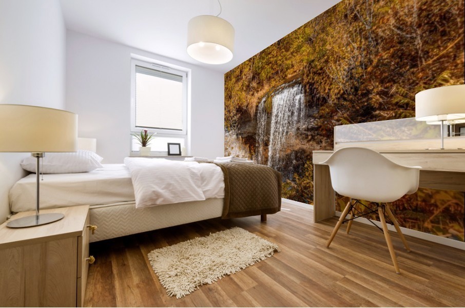 Wolcott Falls ledge Mural print