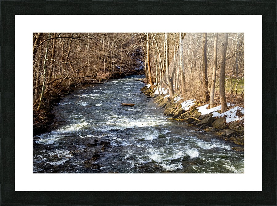 Ice Water Picture Frame print