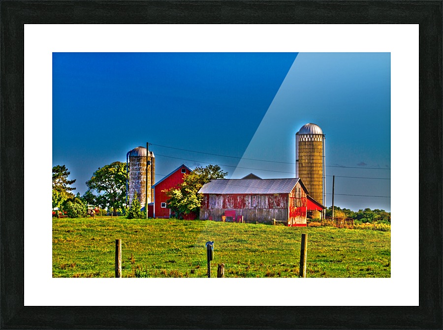 On the Farm Picture Frame print